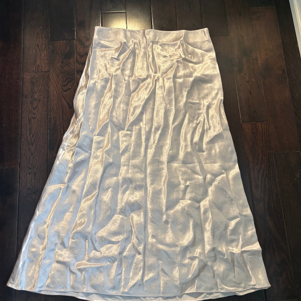 Aritzia satin skirt